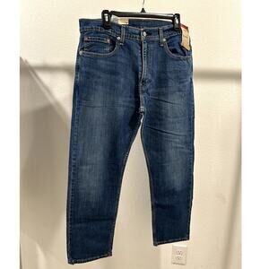 Levi's Mens 502 Taper Fit Jeans Records on-Dark Indigo Worn in, 36W x 30L New